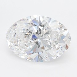 Diament laboratoryjny bezbarwny szlif owalny, 2.07ct, VVS1, D, IGI LG741524225