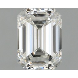 Diament laboratoryjny bezbarwny szlif szmaragdowy, 0.96ct, VVS2, F, IGI LG671496315