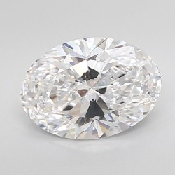 Diament laboratoryjny bezbarwny szlif owalny, 3.0ct, IF, D, IGI LG683573625