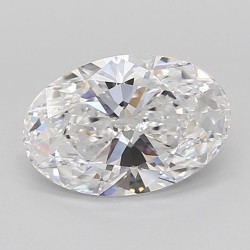 Diament laboratoryjny bezbarwny szlif owalny, 3.0ct, VVS1, D, IGI LG733565985