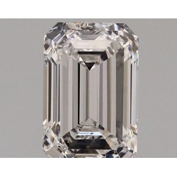 Diament laboratoryjny bezbarwny szlif szmaragdowy, 1.18ct, VVS2, E, IGI LG741590972