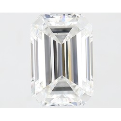 Diament laboratoryjny bezbarwny szlif szmaragdowy, 1.59ct, VVS2, F, IGI LG620485124