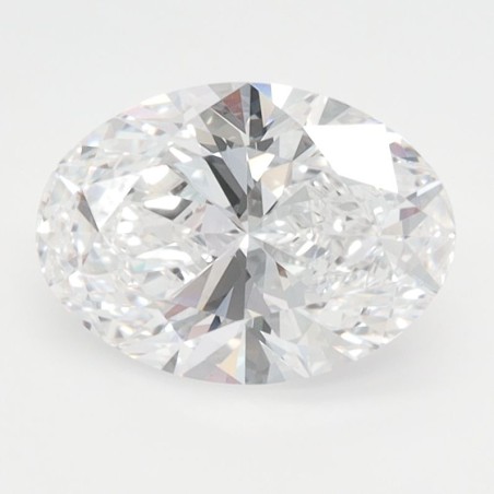 Diament laboratoryjny bezbarwny szlif owalny, 1.58ct, VVS1, D, IGI LG655445491