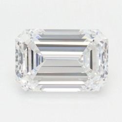 Diament laboratoryjny bezbarwny szlif szmaragdowy, 2.04ct, IF, D, IGI LG739546514