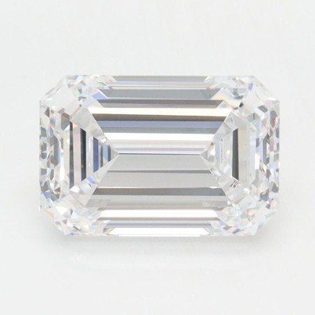 Diament laboratoryjny bezbarwny szlif szmaragdowy, 2.04ct, IF, D, IGI LG739546514