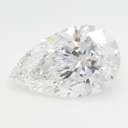 Diament laboratoryjny bezbarwny szlif gruszkowy, 1.92ct, VVS2, D, IGI LG655428121