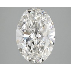 Diament laboratoryjny bezbarwny szlif owalny, 3.0ct, VVS2, F, IGI LG735578317