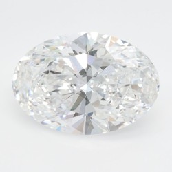 Diament laboratoryjny bezbarwny szlif owalny, 2.08ct, VVS1, D, IGI LG655445575