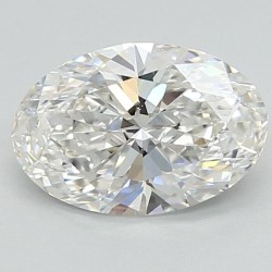 Diament laboratoryjny bezbarwny szlif owalny, 1.5ct, VVS1, F, IGI LG726521586