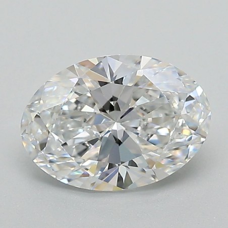 Diament laboratoryjny bezbarwny szlif owalny, 1.58ct, VVS2, D, IGI LG668428847
