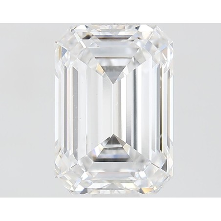 Diament laboratoryjny bezbarwny szlif szmaragdowy, 1.42ct, VVS2, D, IGI LG647437799