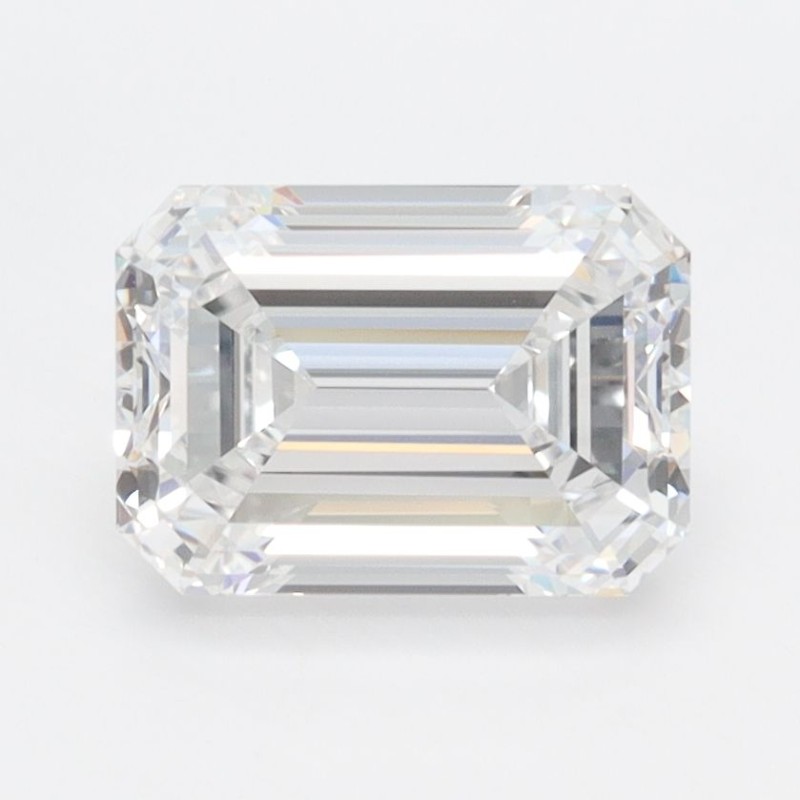 Diament laboratoryjny bezbarwny szlif szmaragdowy, 2.0ct, VVS1, D, IGI LG739529593