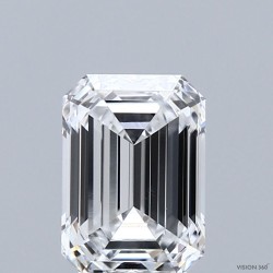 Diament laboratoryjny bezbarwny szlif szmaragdowy, 2.02ct, VVS2, D, IGI LG718505256