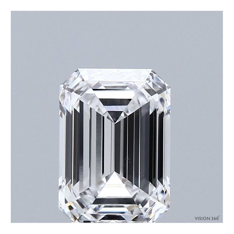 Diament laboratoryjny bezbarwny szlif szmaragdowy, 2.02ct, VVS2, D, IGI LG718505256 Diament laboratoryjny bezbarwny szlif szmaragdowy, 2.02ct, VVS2, D, IGI LG718505256