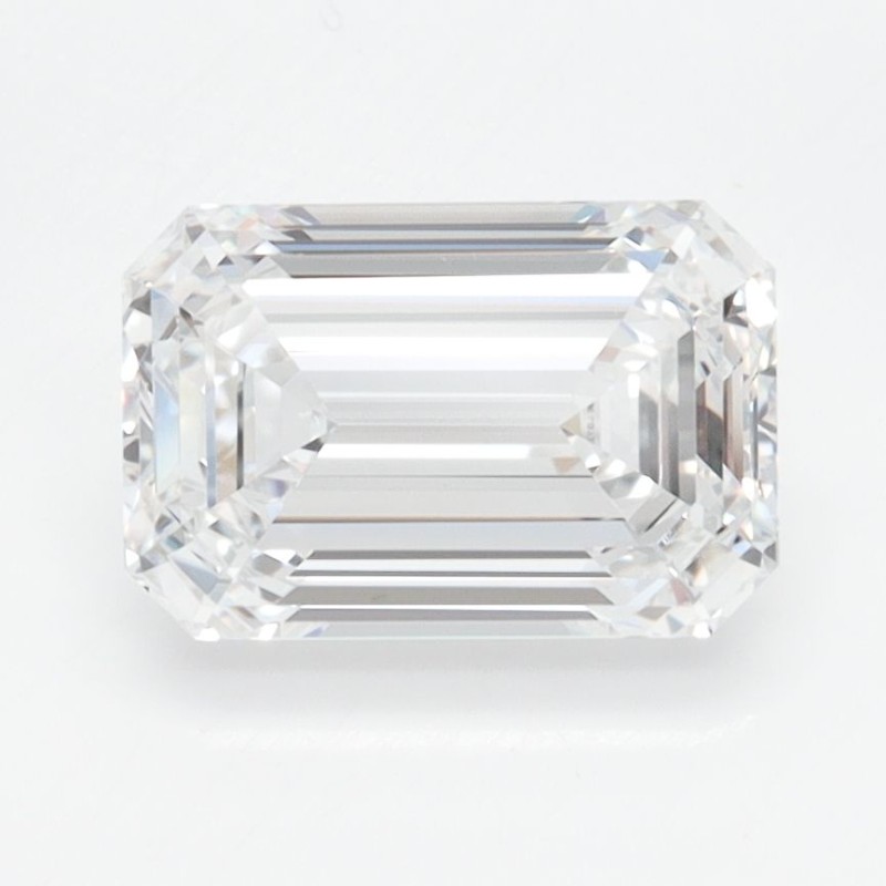 Diament laboratoryjny bezbarwny szlif szmaragdowy, 2.1ct, VVS2, D, IGI LG720586556 Diament laboratoryjny bezbarwny szlif szmaragdowy, 2.1ct, VVS2, D, IGI LG720586556