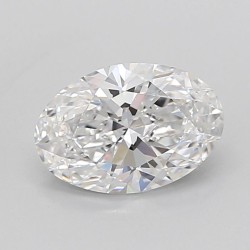 Diament laboratoryjny bezbarwny szlif owalny, 1.39ct, VVS1, D, IGI LG742529013