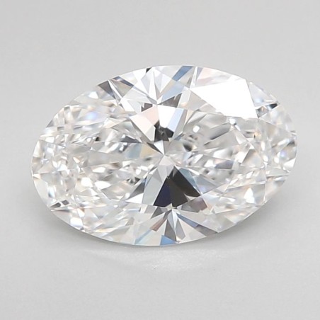 Diament laboratoryjny bezbarwny szlif owalny, 1.58ct, VVS2, D, IGI LG743571824