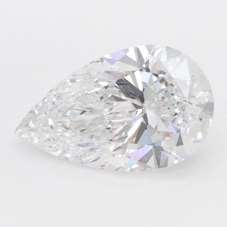 Diament laboratoryjny bezbarwny szlif gruszkowy, 2.07ct, VVS1, D, IGI LG660414992