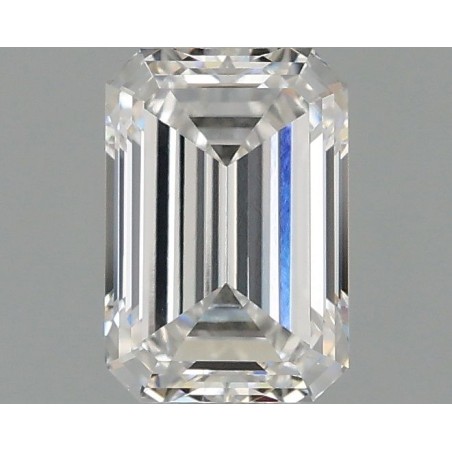 Diament laboratoryjny bezbarwny szlif szmaragdowy, 0.97ct, VVS2, E, IGI LG674513822