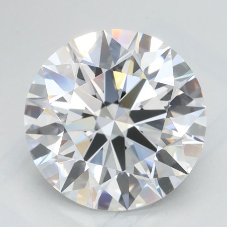 Diament laboratoryjny bezbarwny szlif okrągły, 2.47ct, VVS1, D, GIA 2536702096
