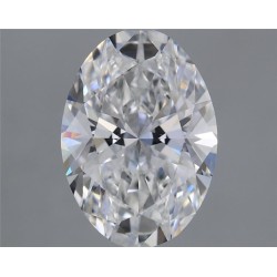 Diament laboratoryjny bezbarwny szlif owalny, 1.58ct, IF, D, IGI LG707555359