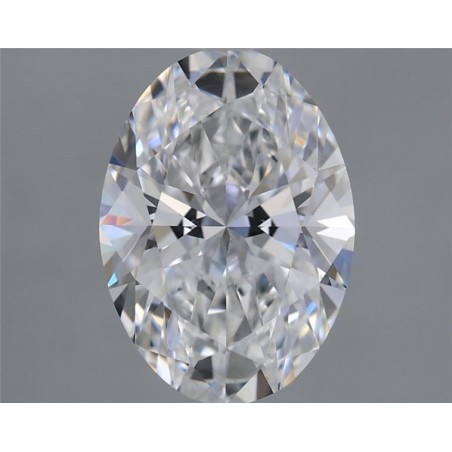 Diament laboratoryjny bezbarwny szlif owalny, 1.58ct, IF, D, IGI LG707555359