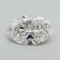 Diament laboratoryjny bezbarwny szlif owalny, 1.51ct, VVS2, D, IGI LG692582786