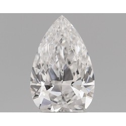 Diament laboratoryjny bezbarwny szlif gruszkowy, 1.54ct, VVS2, D, IGI LG663408074