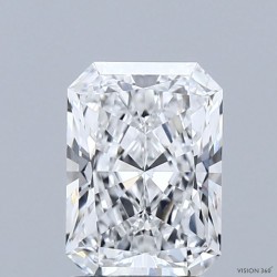 Diament laboratoryjny bezbarwny radiant, 1.68ct, VVS2, D, IGI LG718509777