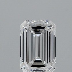 Diament laboratoryjny bezbarwny szlif szmaragdowy, 1.67ct, VVS2, D, IGI LG710575080
