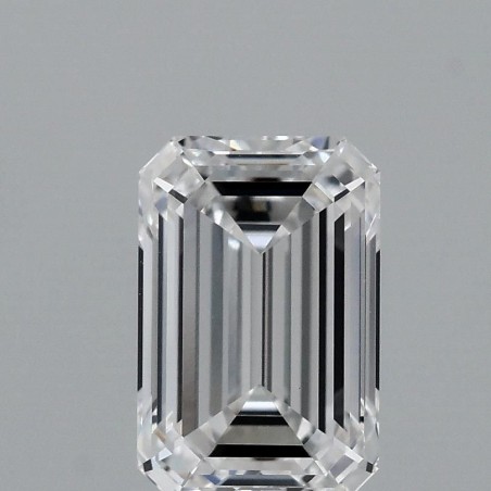 Diament laboratoryjny bezbarwny szlif szmaragdowy, 1.67ct, VVS2, D, IGI LG710575080