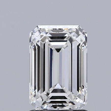 Diament laboratoryjny bezbarwny szlif szmaragdowy, 1.67ct, VVS2, E, IGI LG671498823