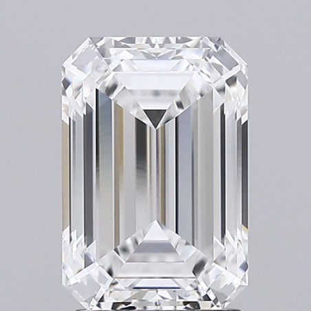 Diament laboratoryjny bezbarwny szlif szmaragdowy, 2.29ct, VVS2, E, GIA 5523420656