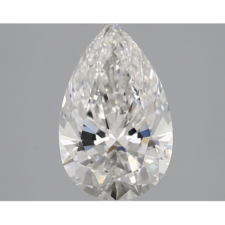 Diament laboratoryjny bezbarwny szlif gruszkowy, 1.65ct, VVS2, F, IGI LG735520425