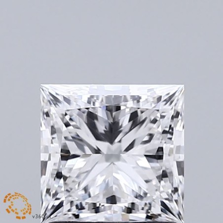 Diament laboratoryjny bezbarwny szlif princess, 1.68ct, VVS2, D, IGI LG735530768
