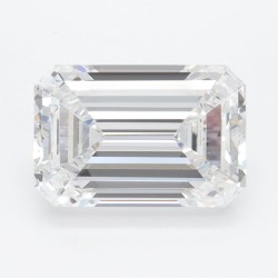 Diament laboratoryjny bezbarwny szlif szmaragdowy, 2.06ct, VVS1, D, IGI LG724545642