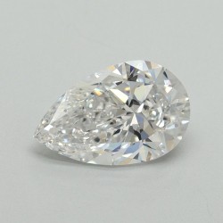 Diament laboratoryjny bezbarwny szlif gruszkowy, 1.51ct, VVS2, D, IGI LG694534500