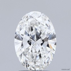 Diament laboratoryjny bezbarwny szlif owalny, 1.41ct, VVS1, F, IGI LG726568457