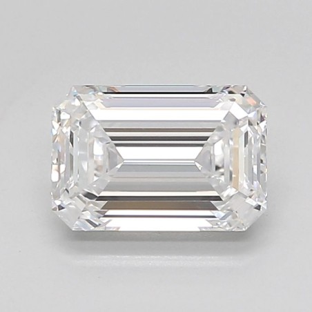 Diament laboratoryjny bezbarwny szlif szmaragdowy, 1.73ct, IF, D, IGI LG742529011