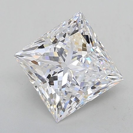 Diament laboratoryjny bezbarwny szlif princess, 3.0ct, VVS2, D, IGI LG644479477