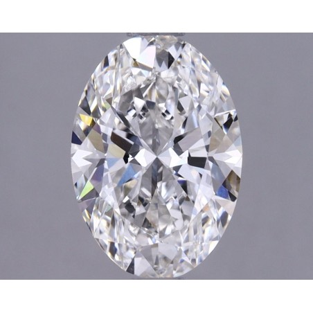 Diament laboratoryjny bezbarwny szlif owalny, 1.39ct, VVS2, F, IGI LG620486085