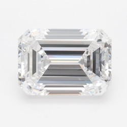 Diament laboratoryjny bezbarwny szlif szmaragdowy, 1.53ct, VVS1, D, IGI LG724545770