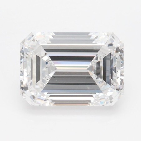 Diament laboratoryjny bezbarwny szlif szmaragdowy, 1.53ct, VVS1, D, IGI LG724545770