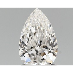 Diament laboratoryjny bezbarwny szlif gruszkowy, 1.17ct, VVS2, D, IGI LG698512751