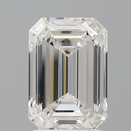 Diament laboratoryjny bezbarwny szlif szmaragdowy, 1.94ct, VVS2, E, IGI LG731566969