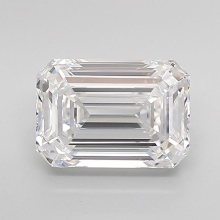 Diament laboratoryjny bezbarwny szlif szmaragdowy, 2.66ct, VVS1, D, IGI LG705517324