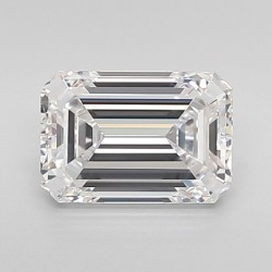 Diament laboratoryjny bezbarwny szlif szmaragdowy, 2.03ct, IF, D, IGI LG722507921