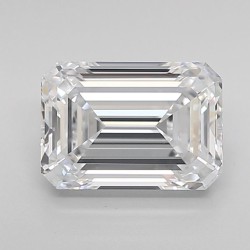 Diament laboratoryjny bezbarwny szlif szmaragdowy, 2.15ct, VVS1, D, IGI LG723577588