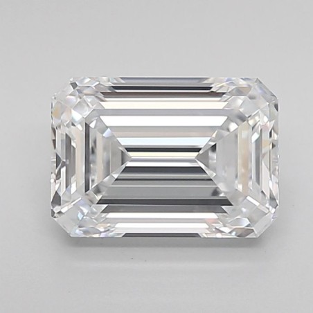 Diament laboratoryjny bezbarwny szlif szmaragdowy, 2.15ct, VVS1, D, IGI LG723577588