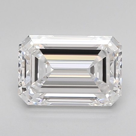 Diament laboratoryjny bezbarwny szlif szmaragdowy, 2.06ct, IF, D, IGI LG669467685